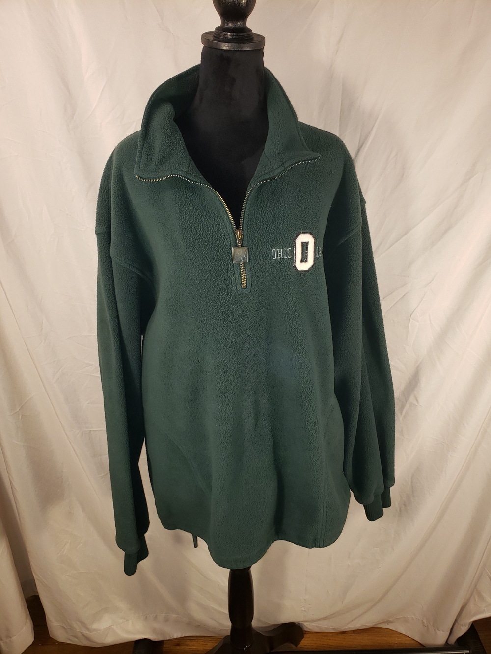 Men's Ohio Green Half-Zip Fleece Pullover - L